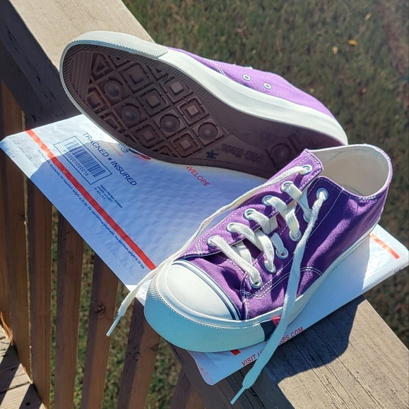 Pro Keds Royal Lo Classic Canvas Shoes Purple - Men’s Size 9 Women Size 11 - Picture 14 of 16